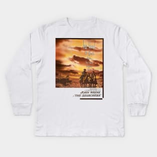 The Searchers Movie Poster Kids Long Sleeve T-Shirt